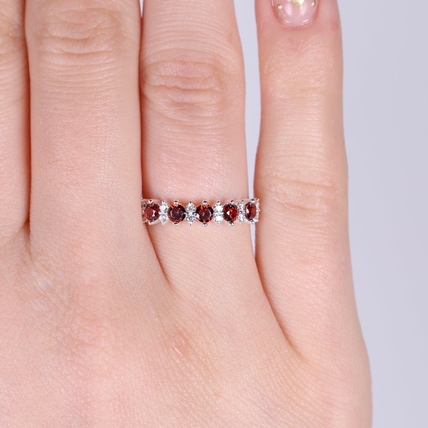 Set Ľúbená si - prsteň a náušnice - striebro