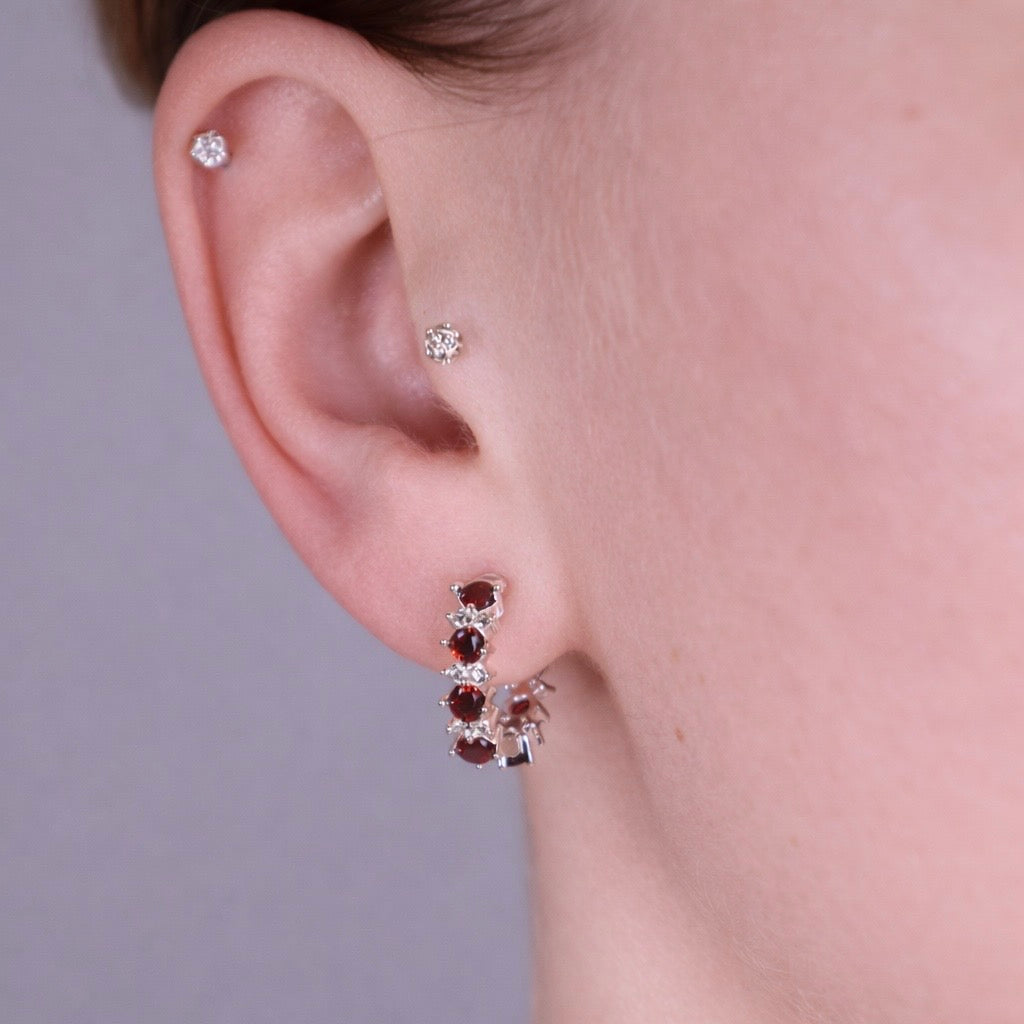 Set Ľúbená si - prsteň a náušnice - striebro