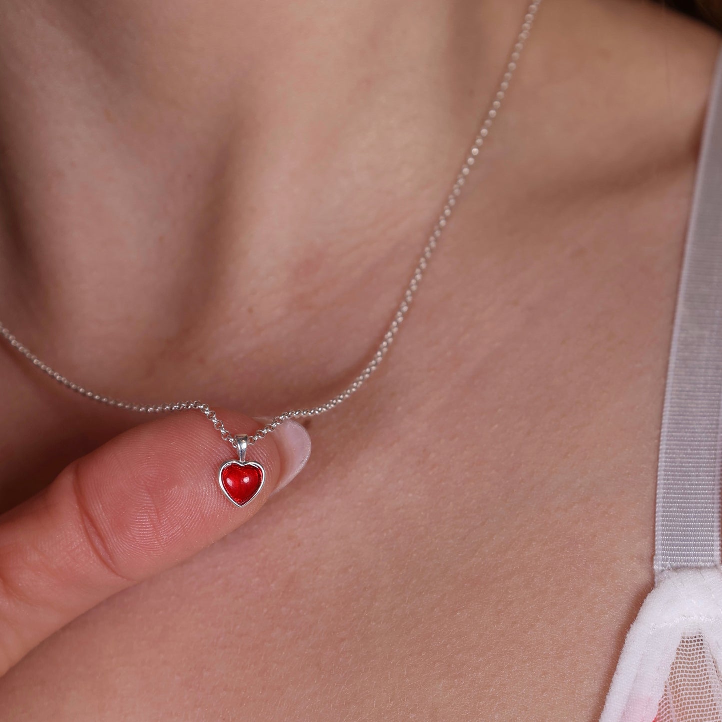 Náhrdelník Ľúbená si - striebro