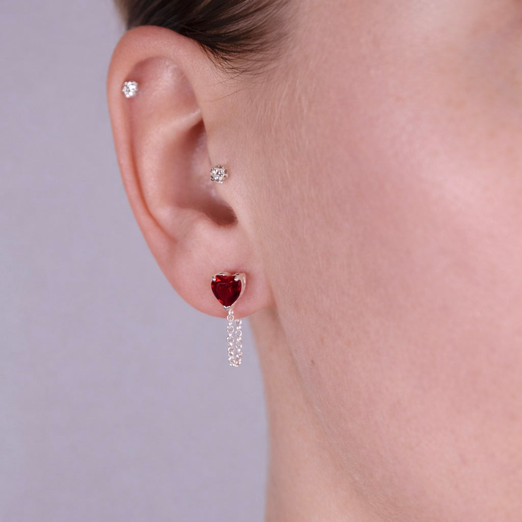 Set Milovaná si - prsteň a náušnice - striebro