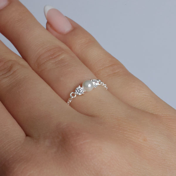 Prsteň Krásna si - striebro